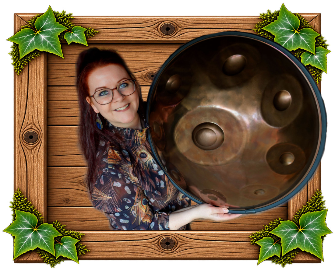 Marjolijn met handpan